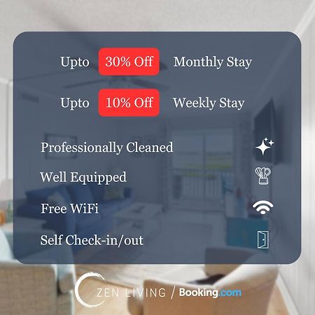 Right Across Beach Pool View Private Balcony By Zen Living Short Term Rental 미를 비치 외부 사진